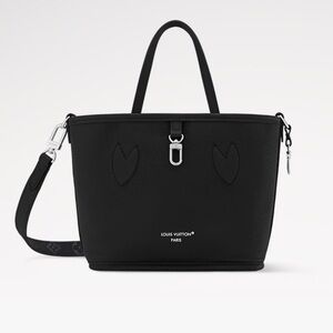 NWT Louis Vuitton Black Neverfull Bandoulière Inside Out BB
